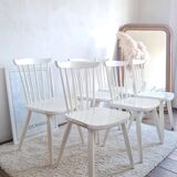 Set of six vintage Scandinavian chairs