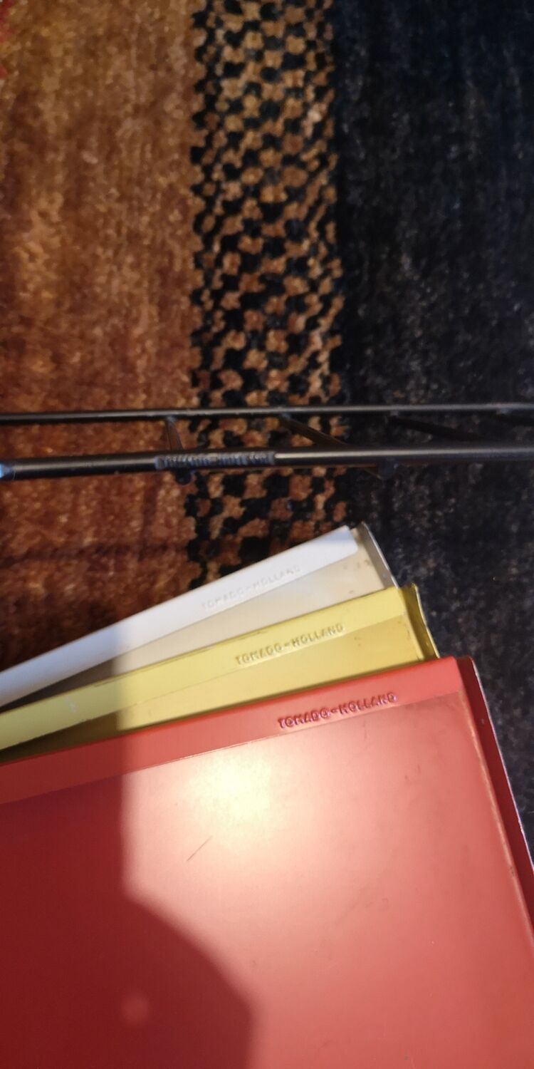 Etagère métallique tomado pocket 3 planches, années 1950/1960