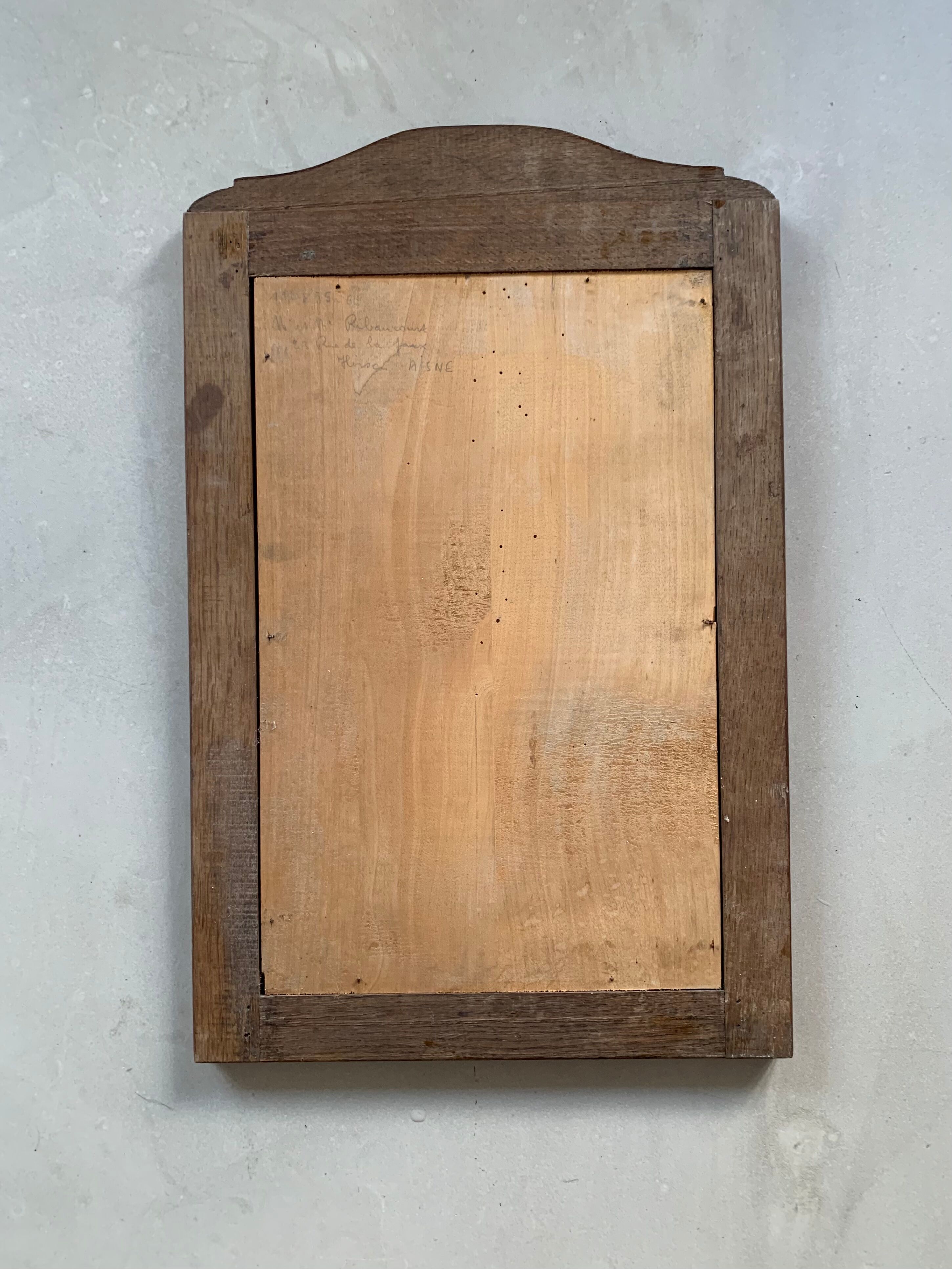 Miroir ancien art déco 35x55cm