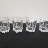 Set of 4 small glasses