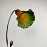 Gooseneck lamp in glass paste