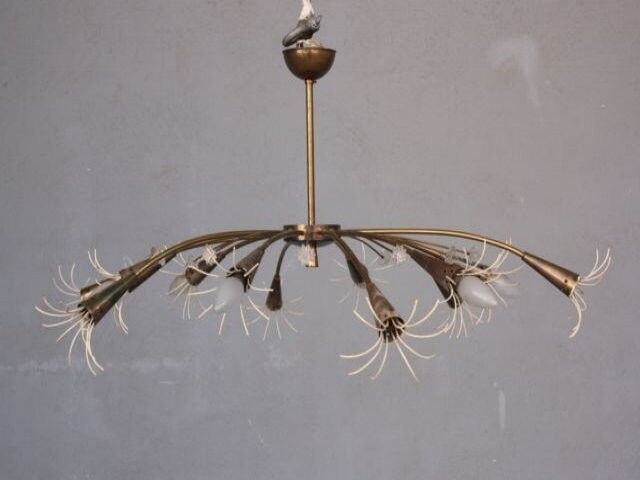 Chandelier 12 light 1960