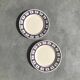 2 dessert plates
