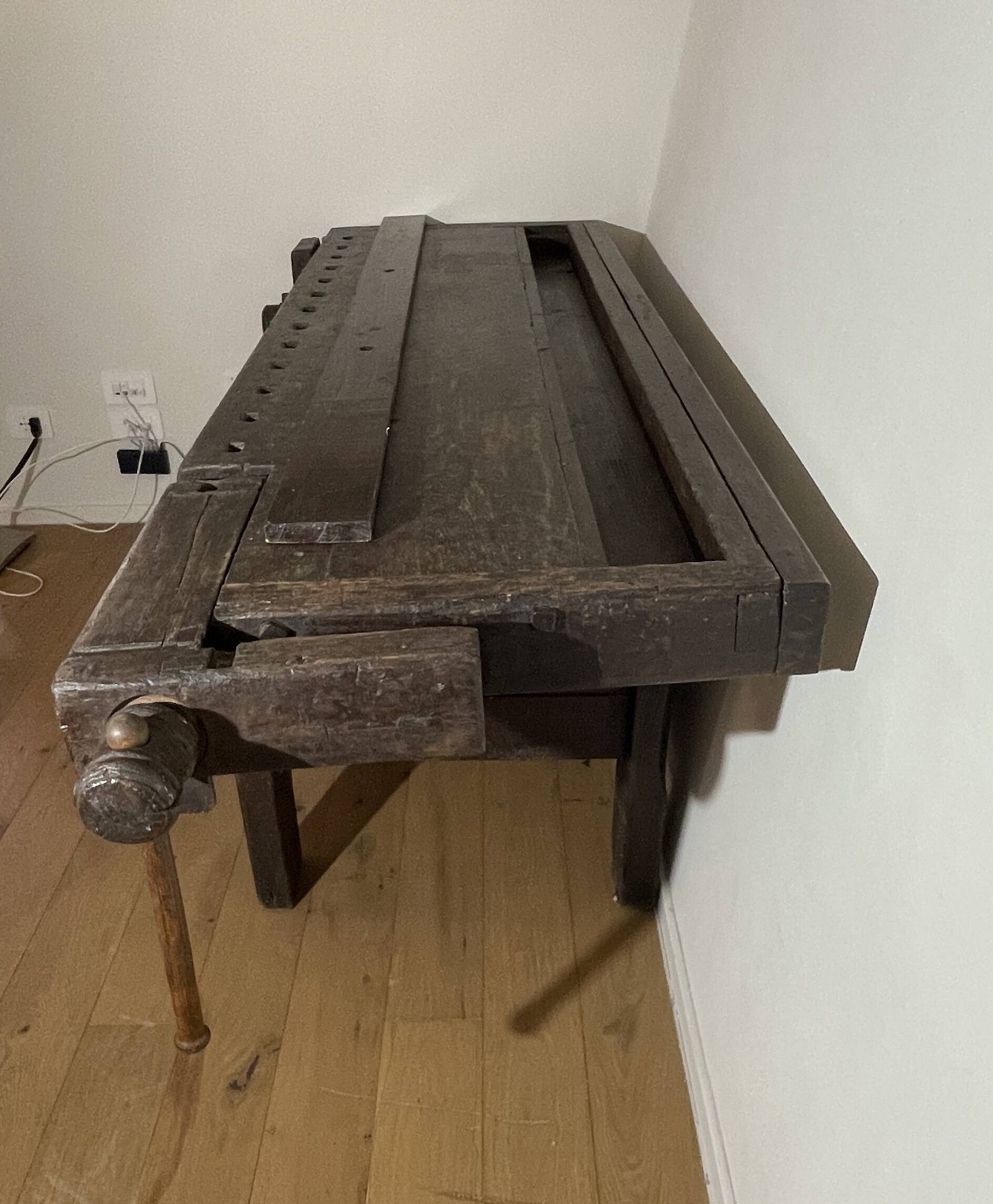 antique carpenter's table