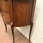 Louis XV style half-moon chest of drawers in XX century marquetry