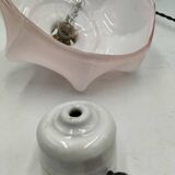 Pink opaline pendant light