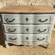 Commode de style Louis XV patinée et cirée dessus bois naturel