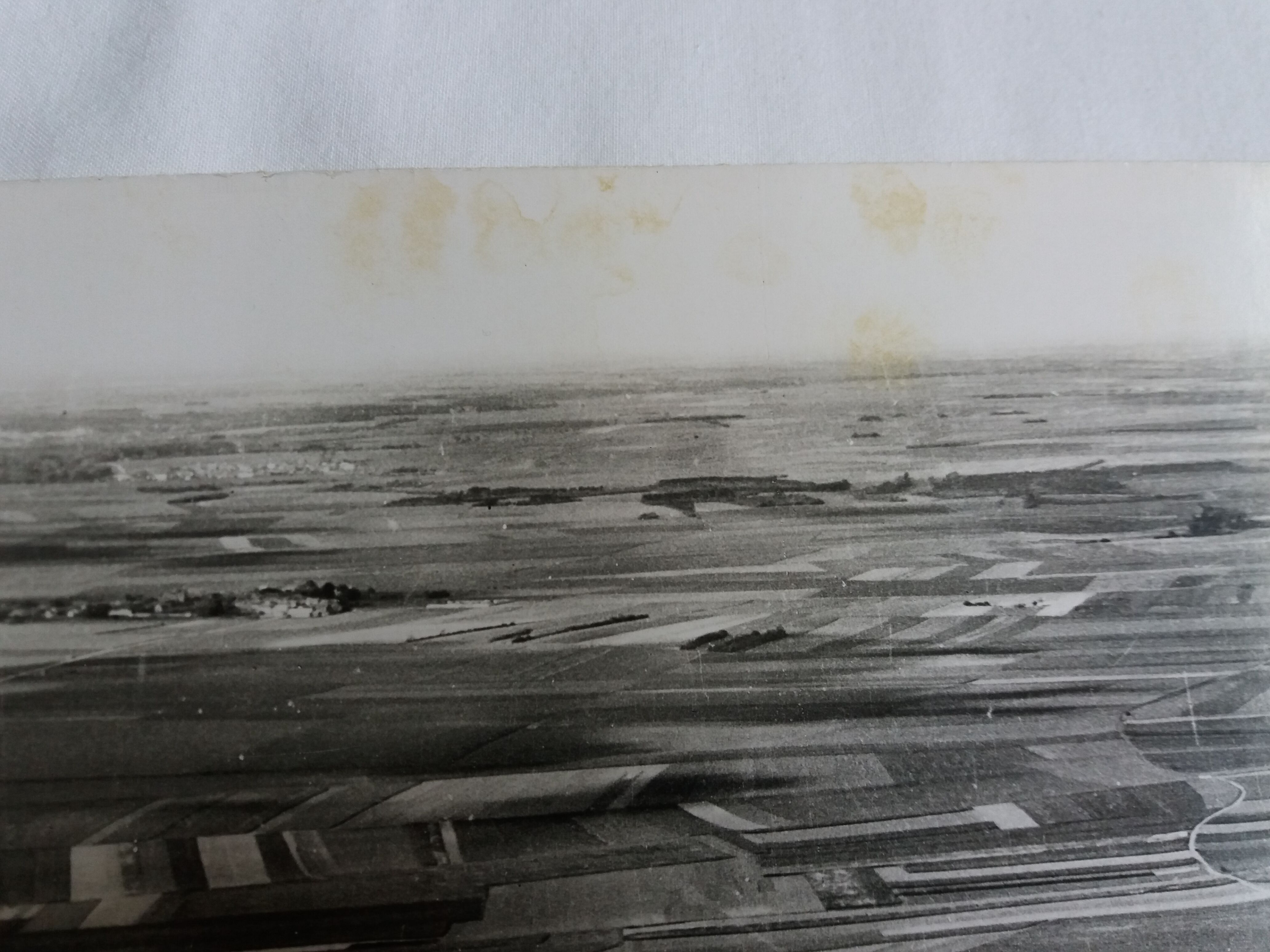 Aerial photography LaPie 1958 The plain of Beauce Greneville in Beauce