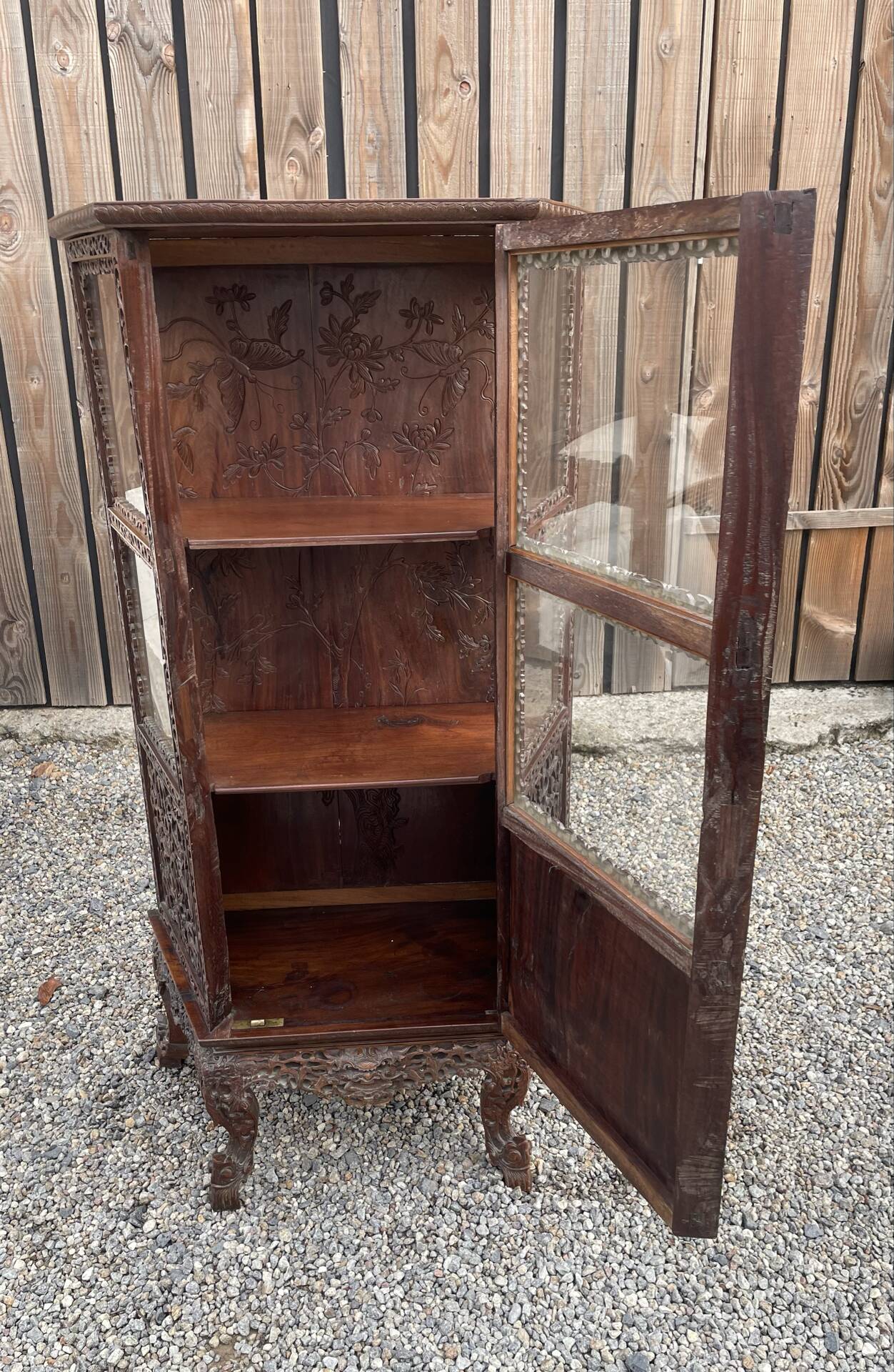 Vitrine cabinet de présentation chinois
