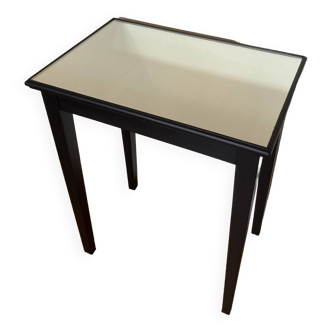 Mirrored side table