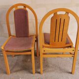 Pair of vintage Baumann Argos chairs Henri JULIEN