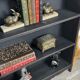 Oak bookcase shelf
