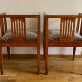 Pair of mahogany armchairs from the 1920s