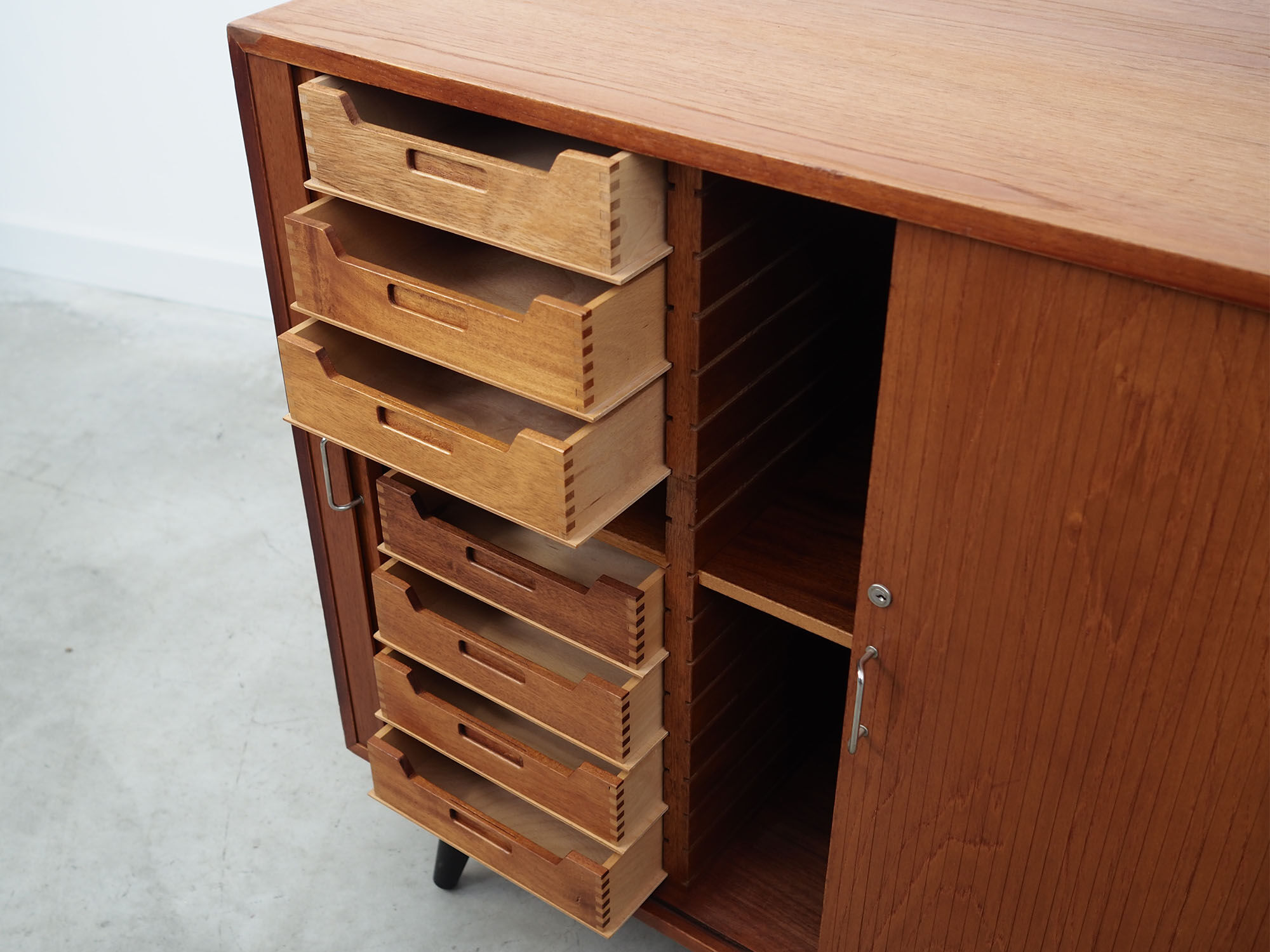Teak cabinet, Danish design, 1970s, production: Denmark