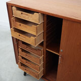Teak cabinet, Danish design, 1970s, production: Denmark