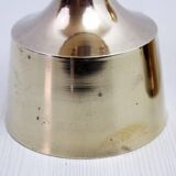 Set of 3 Scandinavian brass candle holders
