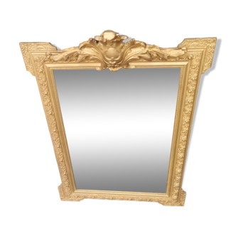 Miroir doré style Louis XV