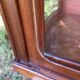 Small 1930s mahogany display cabinet, art deco apothecary cabinet