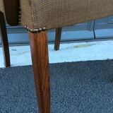 Pair of bridge mid-century armchairs, 1950s