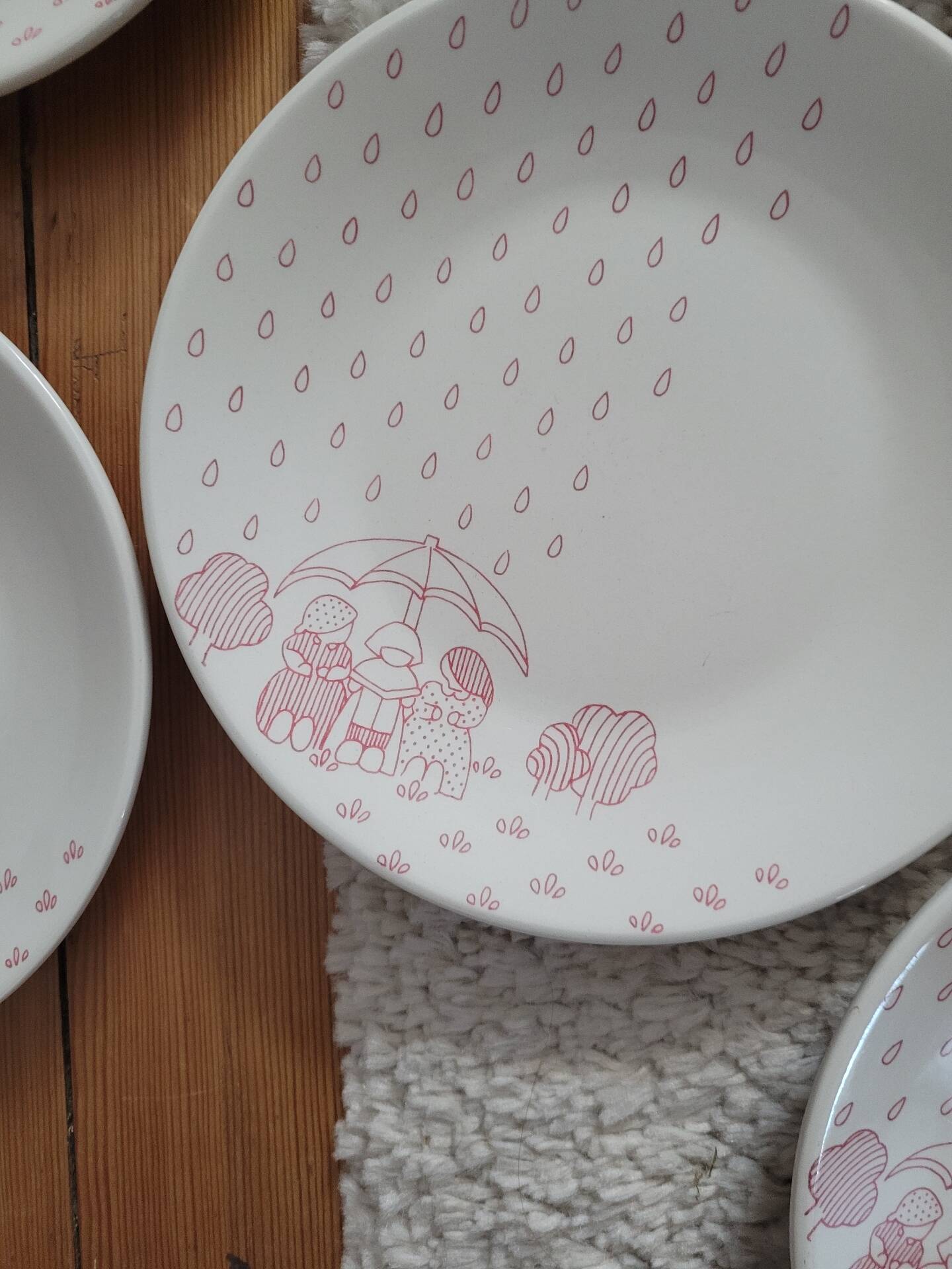 Lot de 6 assiettes à dessert Sarreguemines