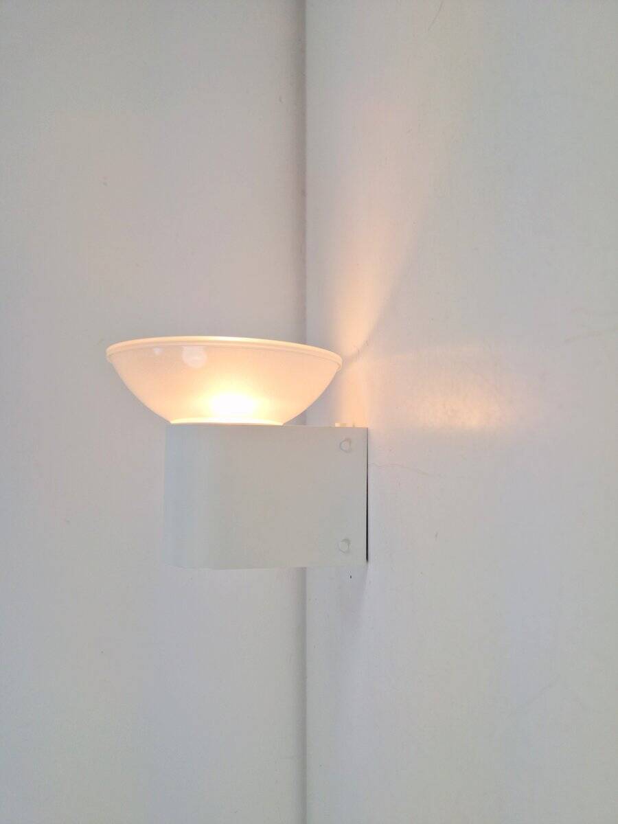 Minimalist 3980 Wall Lamp from Glashütte Limburg, 1970s