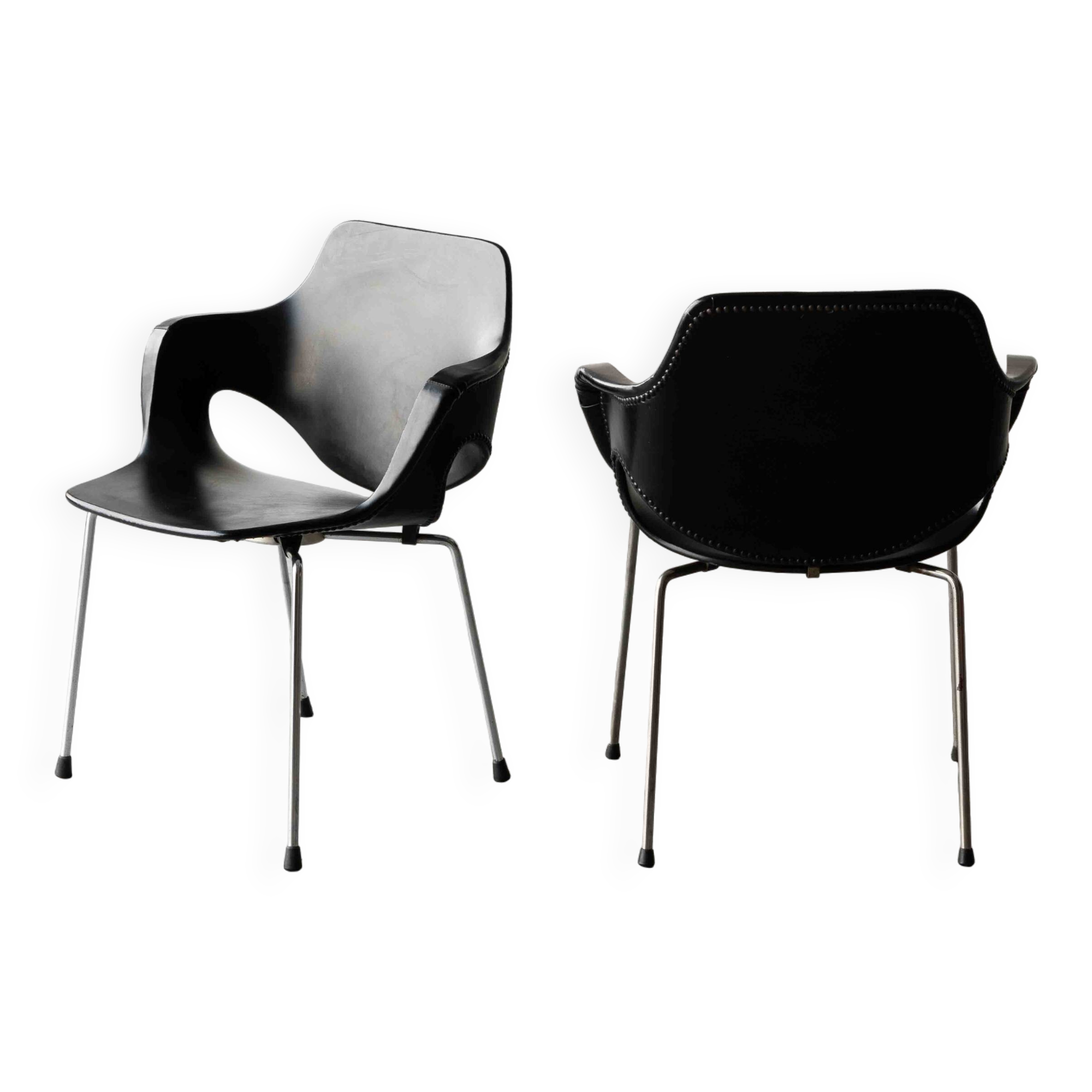 Set of 2 dining chairs by Straatman, Loral & Cie, Belgium, 1960's