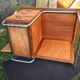 Vintage modernist schoolmaster desk
