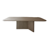 Rectangular travertine coffee table, circa 1970