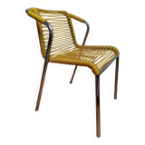 Vintage children's scoubidou armchair