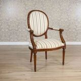 Early 19th Century Louis XVI French Walnut Armchair