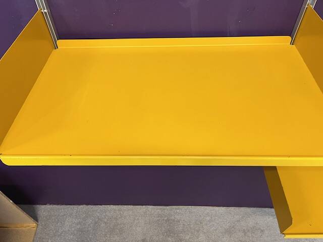 Modular shelving system by designer Dieter Rams, produced by Vistoe