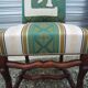 Office chair Louis XIII striped sheep bone