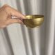 Empty pocket ensemble and bowl in solid brass signed Giò Lanciani.