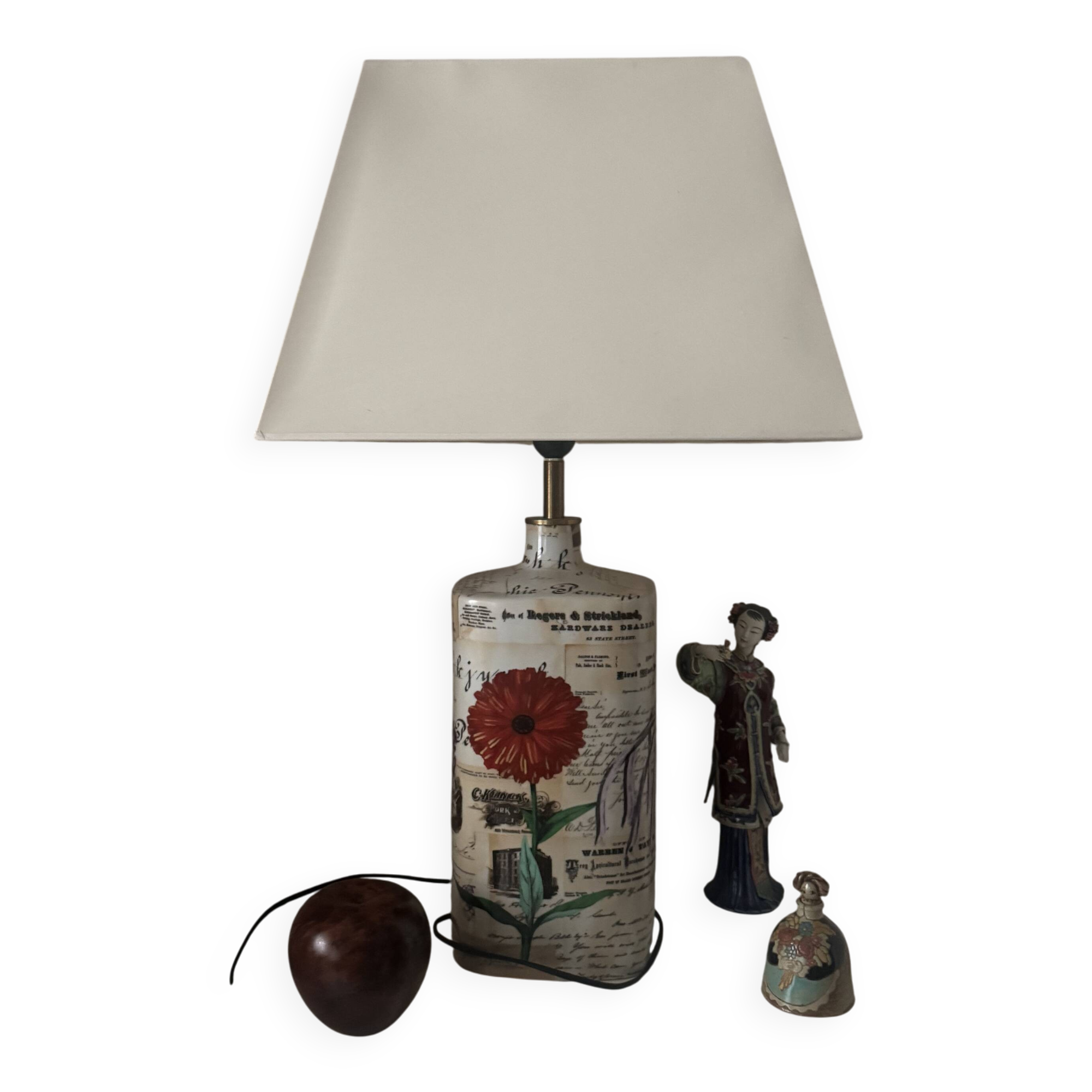 Lampe en porcelaine