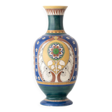 Monumental vase Lindus Art Nouveau–Art Deco, Arnhemsche Fayencefabriek, 1910s