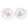 Pair of painted and signed Limoges porcelain plates