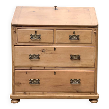 Commode, bureau de pente anglais, XIXème s.