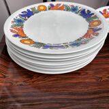 Set of 7 flat plates Villeroy & Boch Acapulco