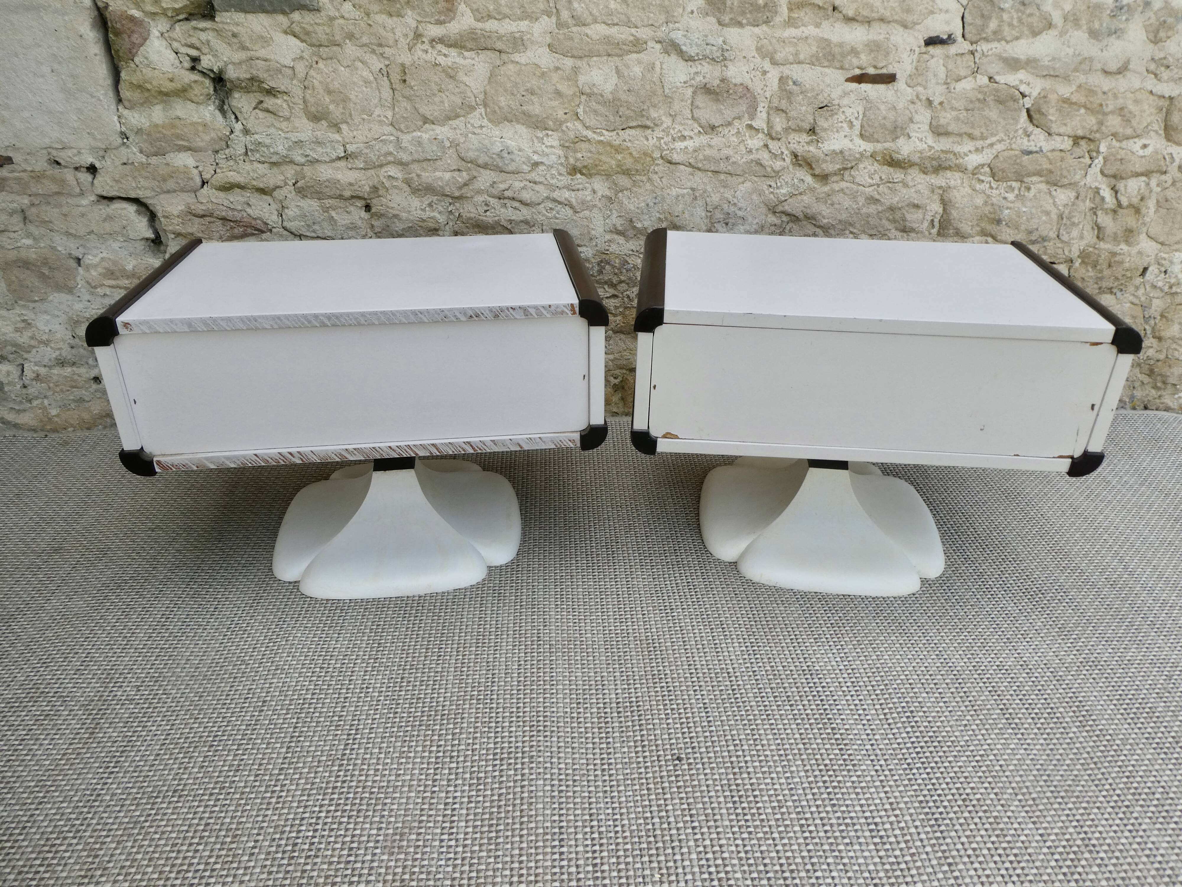 Pair of Gautier bedside tables 60s