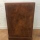 Wooden vintage corner low cabinet