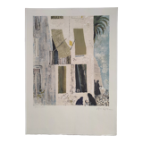 The Mediterranean House - Original signed-numbered lithograph - René Génis - EA