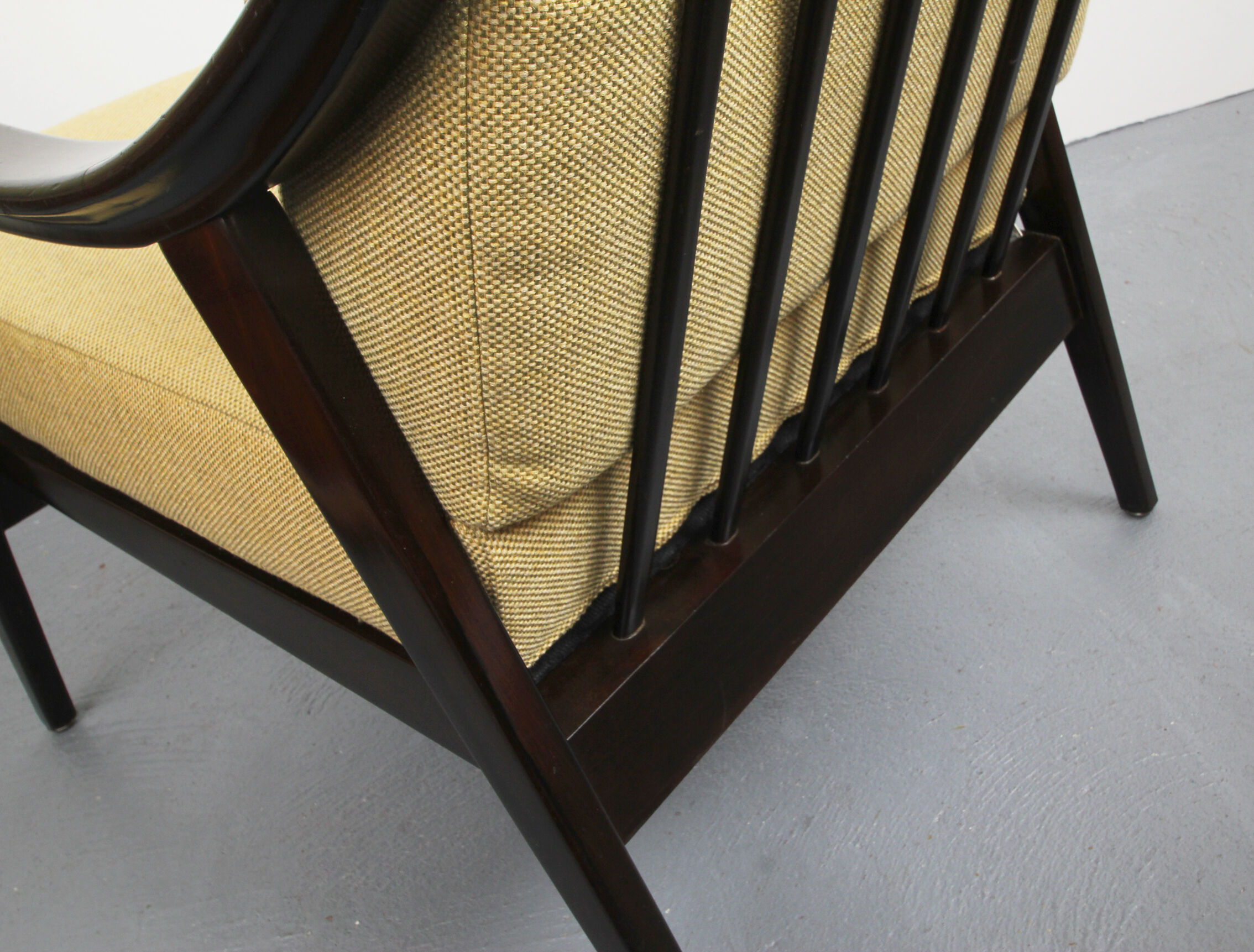 1960s armchair in yellow