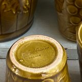 Pitcher and cups Sarreguemines