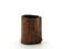 Small brutalist monoxyle vase in wood, 1970s.