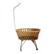 Rattan swan neck cradle circa 1960