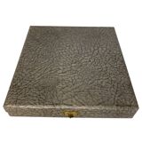 Tableware, gilded metal confectionery service Art Deco circa 1930.