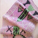 Berber Hallway Rug Lavender - 388 x 79 cm