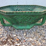 Art deco cast iron planter