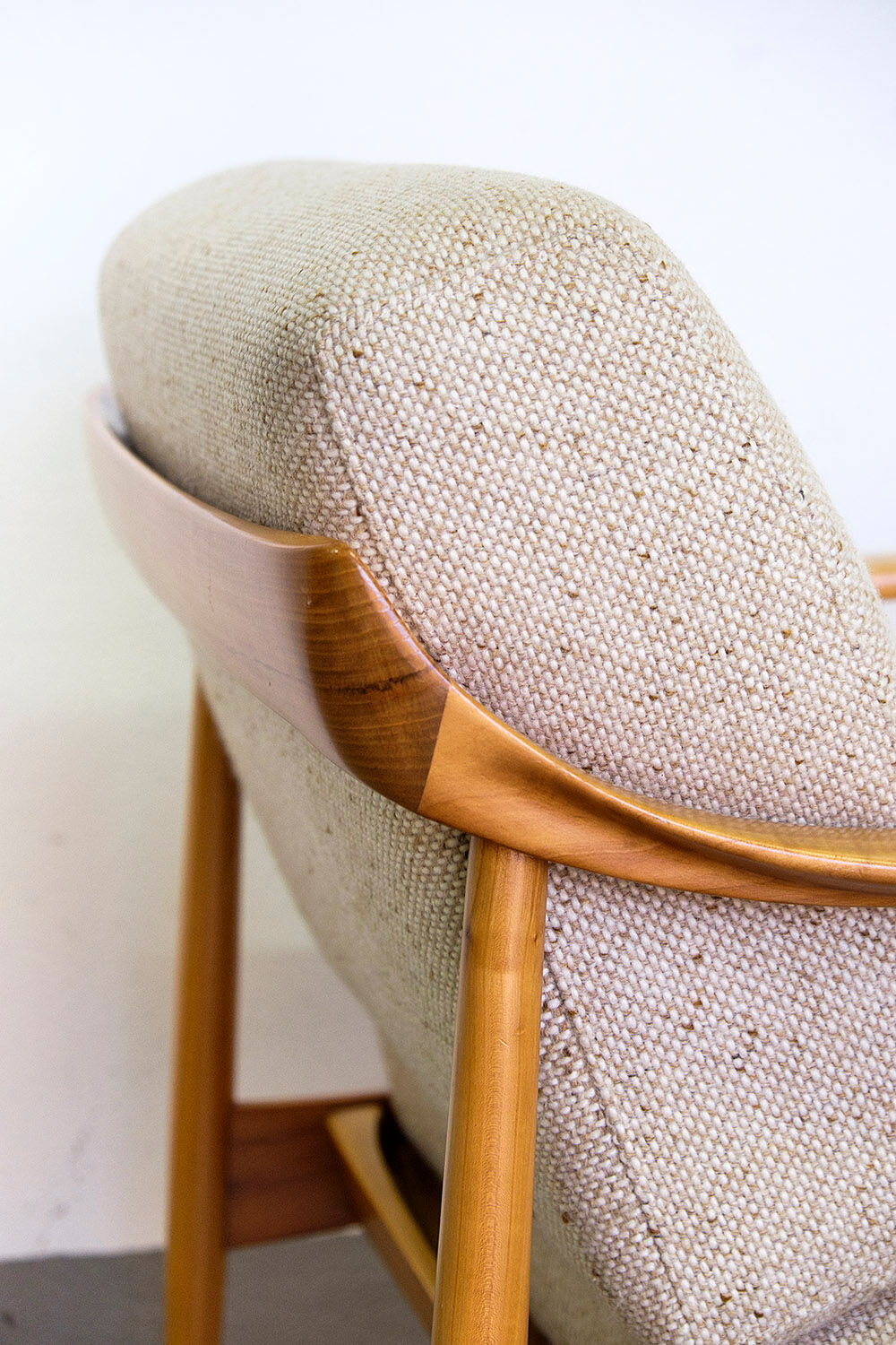 Cherrywood Antimott Lounge Chair by Walter Knoll, 1960s