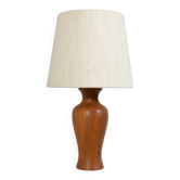 Danish table lamp by Dyrlund 1970s teak Scandinavian vintage